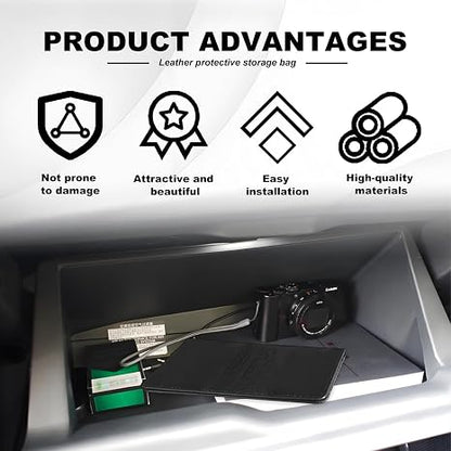 Ultra-Slim Leather Car Registration & Insurance Holder Wallet