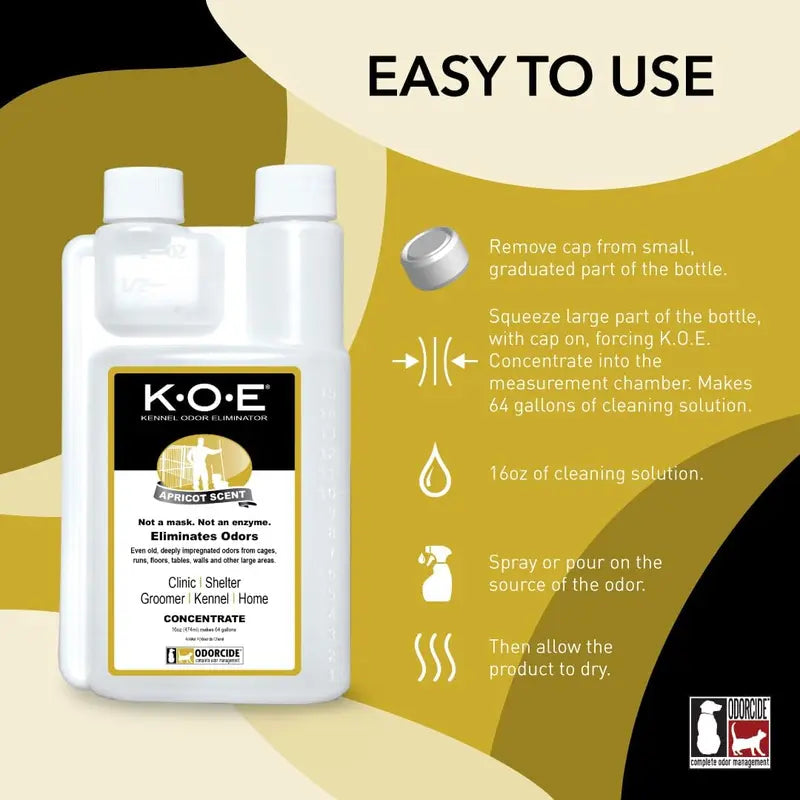 Professional Kennel & Home Odor Eliminator Concentrate – Permanently Destroys Severe Pet Smells