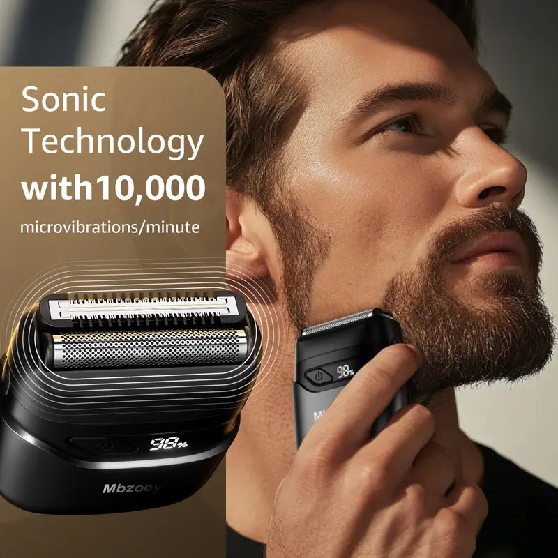Mini Electric Foil Shaver For Precise Grooming