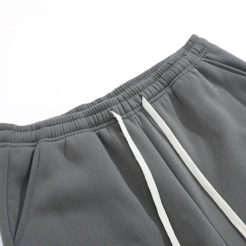 Ultra-Comfort Baggy Fleece Sweat Shorts with Drawstring Elastic Waist