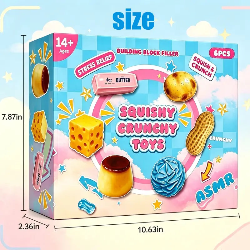 Ultimate ASMR Crunchy Squishy Stress Relief Set