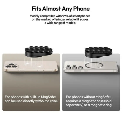 Ultra-Strong Vacuum Suction Magnetic Phone Mount for Everyday Hands-Free Viewing