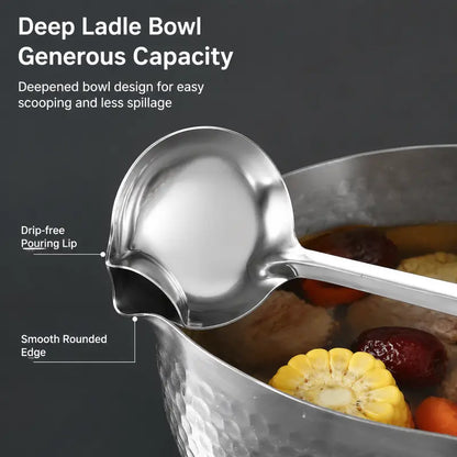 Instant Oil Separator Ladle: Clear Healthy Soup in Seconds