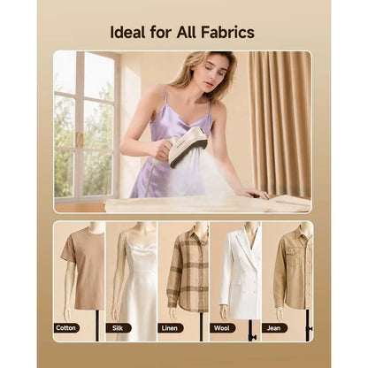 Portable Handheld Garment Steamer for Wrinkle-Free Clothes Anywhere