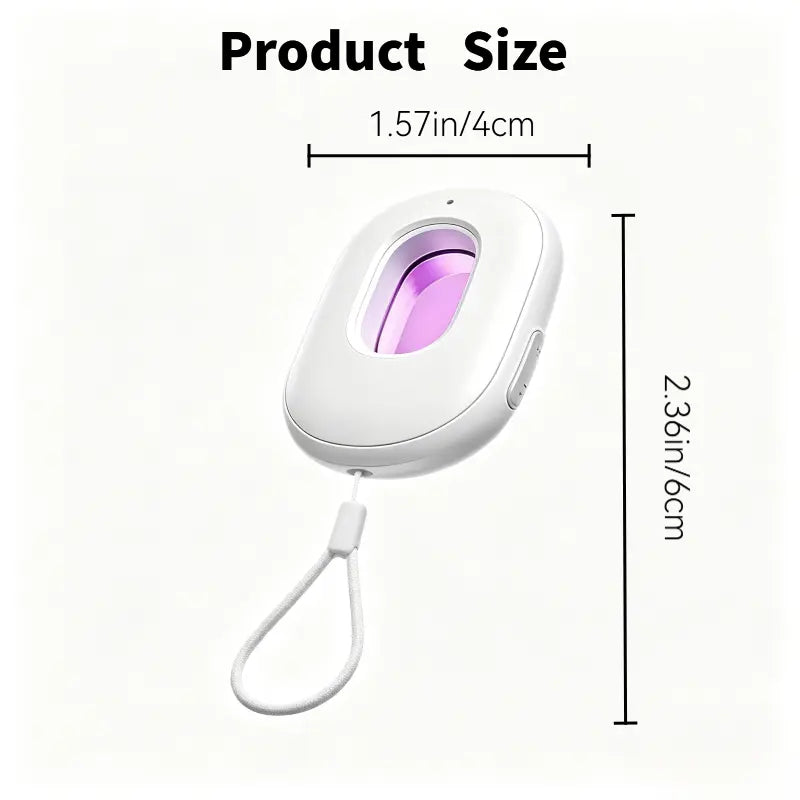 Anti-Spy Infrared Hidden Camera Finder with 3D Spatial Chip & Travel LED Flashlight