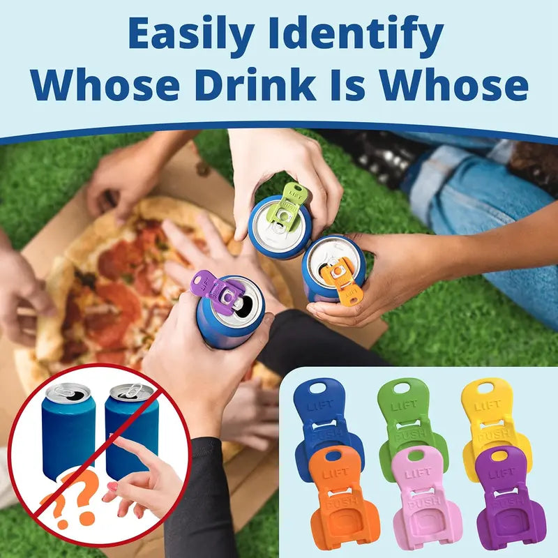 Universal Can Protector Caps & Easy Pull Tab Opener