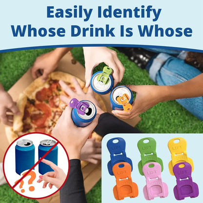 Universal Can Protector Caps & Easy Pull Tab Opener