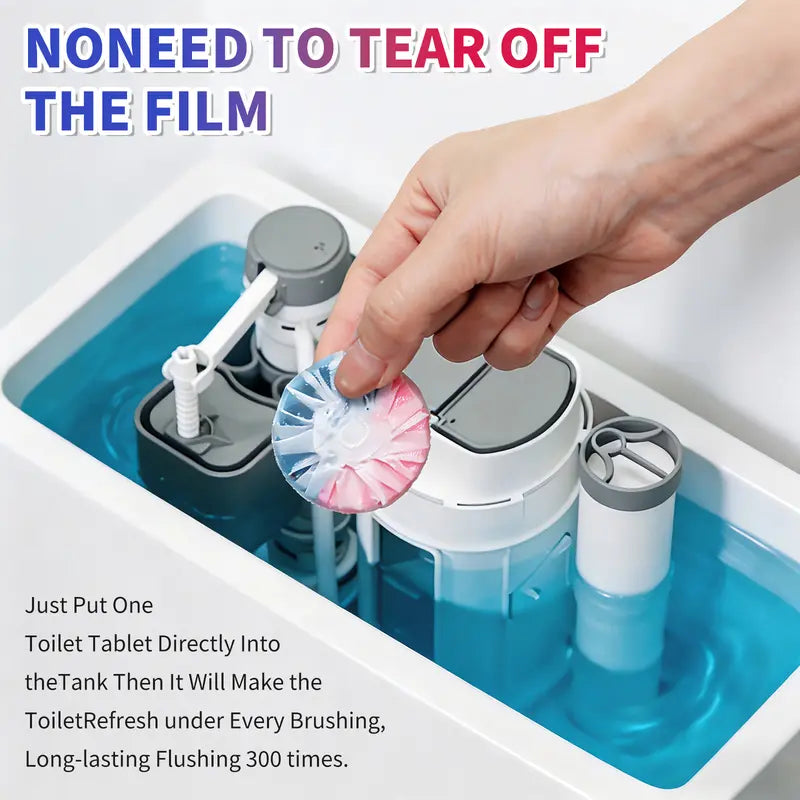 Continuous Automatic Toilet Bowl Cleaner & Stain Preventer Tablets