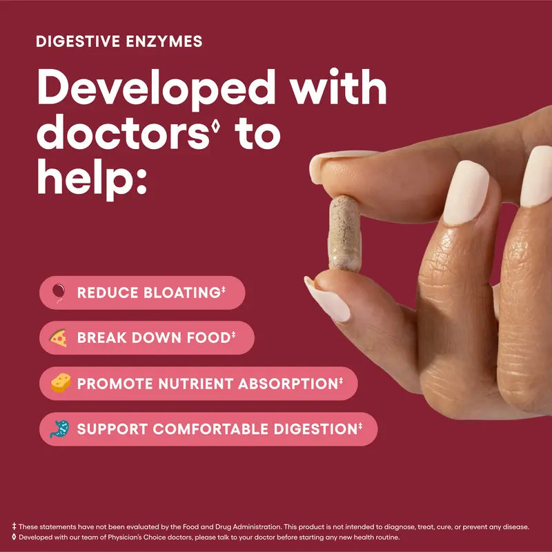 Fast-Acting Digestive Enzymes for Instant Bloat Relief & Gut Health