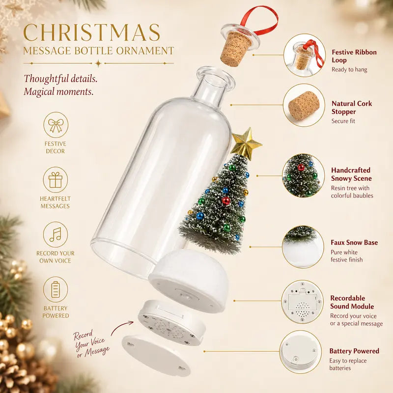 Preserve Their Voice Forever In A Magical Glowing Christmas Bottle