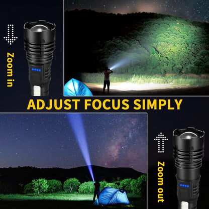 ULTRA-BRIGHT USB RECHARGEABLE FLASHLIGHT