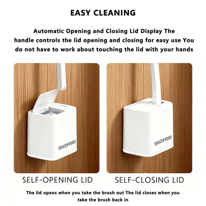 Disposable Toilet Wand System with Pre-Loaded Cleaner Head
