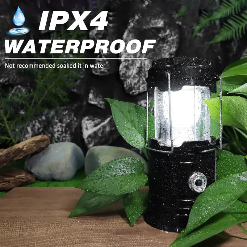 Ultra-Bright Solar Collapsible Camping Lantern & Flashlight