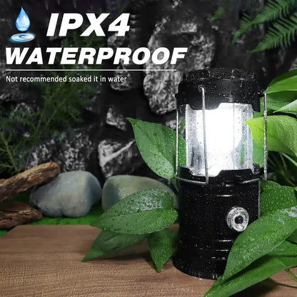 Ultra-Bright Solar Collapsible Camping Lantern & Flashlight