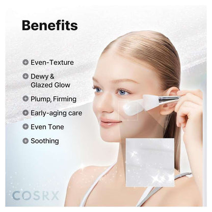 Instant Glass Skin Peel-Off Glaze Mask for Deep Elasticity & Radiance