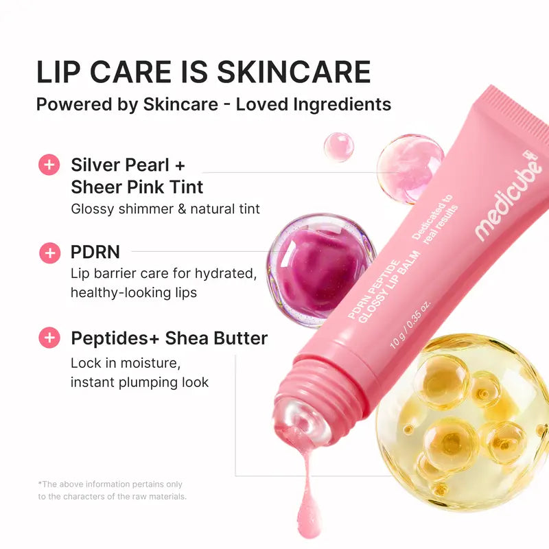 PDRN Peptide Hydrating & Plumping Glossy Lip Balm