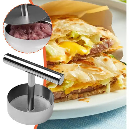 Stainless Steel Burger Press & Non-Stick Patty Maker