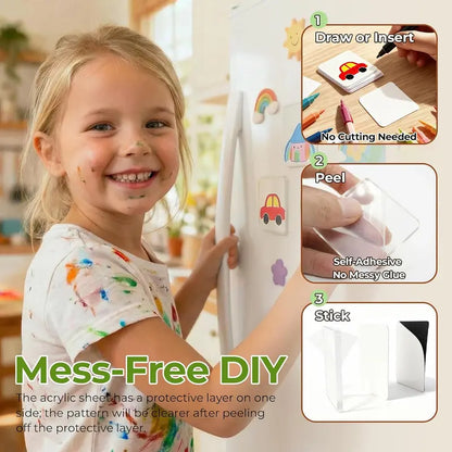 Turn Your Memories Into Crystal-Clear DIY Fridge Magnets Instantly