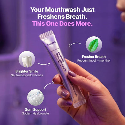 【Limited Time Buy 3 Get 1 Free】30-Second Purple Mouthwash Sachets