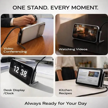 240W Fast Charging Cable with Foldable Phone Stand