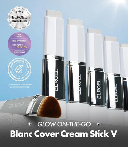🎁 BUY 1 GET 1 FREE - Flawless Color-Changing Foundation Stick with Built-in Brush