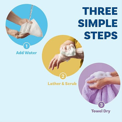Instant Rinse-Free Bathing Sponges – Clean Anywhere in 1 Minute