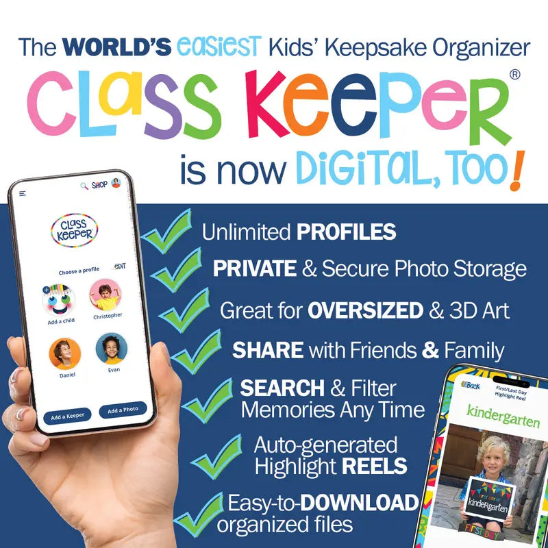 All-In-One School Memory Keeper Binder & Digital Photo Scrapbook Set