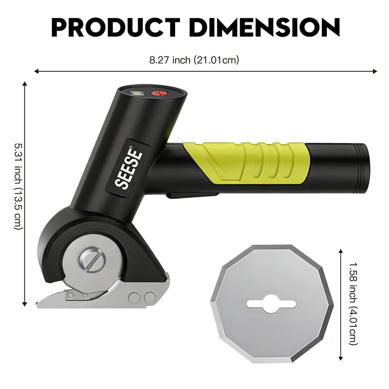 Effortless Multi-Material Power Cutter for Heavy Duty Tasks