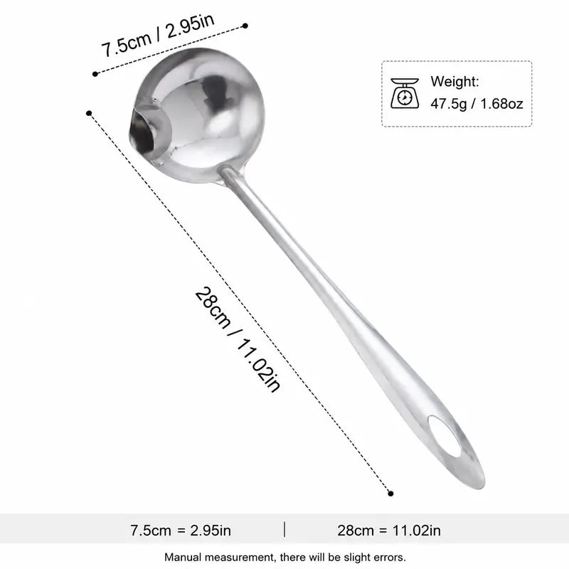 Instant Oil Separator Ladle: Clear Healthy Soup in Seconds