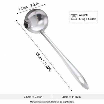 Instant Oil Separator Ladle: Clear Healthy Soup in Seconds