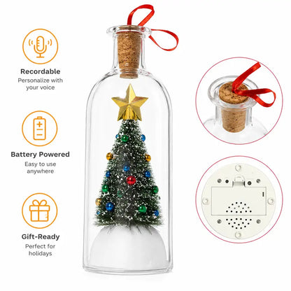 Preserve Their Voice Forever In A Magical Glowing Christmas Bottle