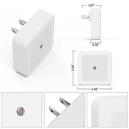 Automatic Dusk-to-Dawn Plug-in LED Night Light