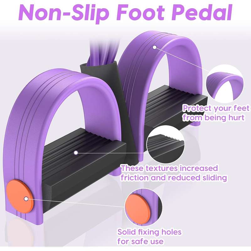Multifunctional Pedal Resistance Band for Home Body Sculpting
