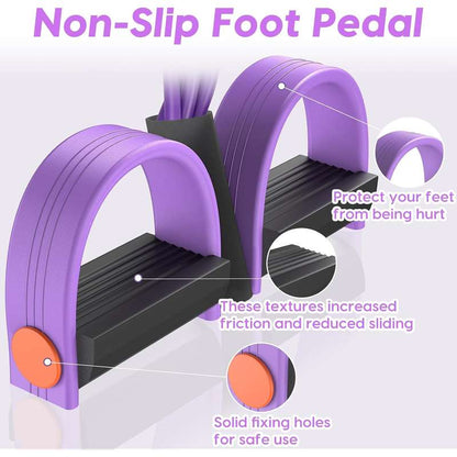 Multifunctional Pedal Resistance Band for Home Body Sculpting