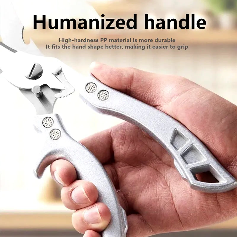 Heavy Duty Poultry Shears - Cuts Bones & Meat Effortlessly