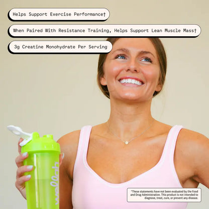 Pure Creatine Monohydrate Powder with Dandelion & Cranberry – Strawberry Lemonade Flavor