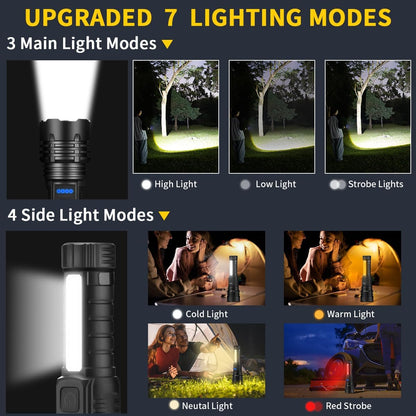 ULTRA-BRIGHT USB RECHARGEABLE FLASHLIGHT
