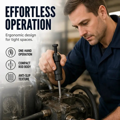 Heavy-Duty Grease Fitting Cleaner Tool - Clears Blocked Grease Joints in Seconds Without Disassembly