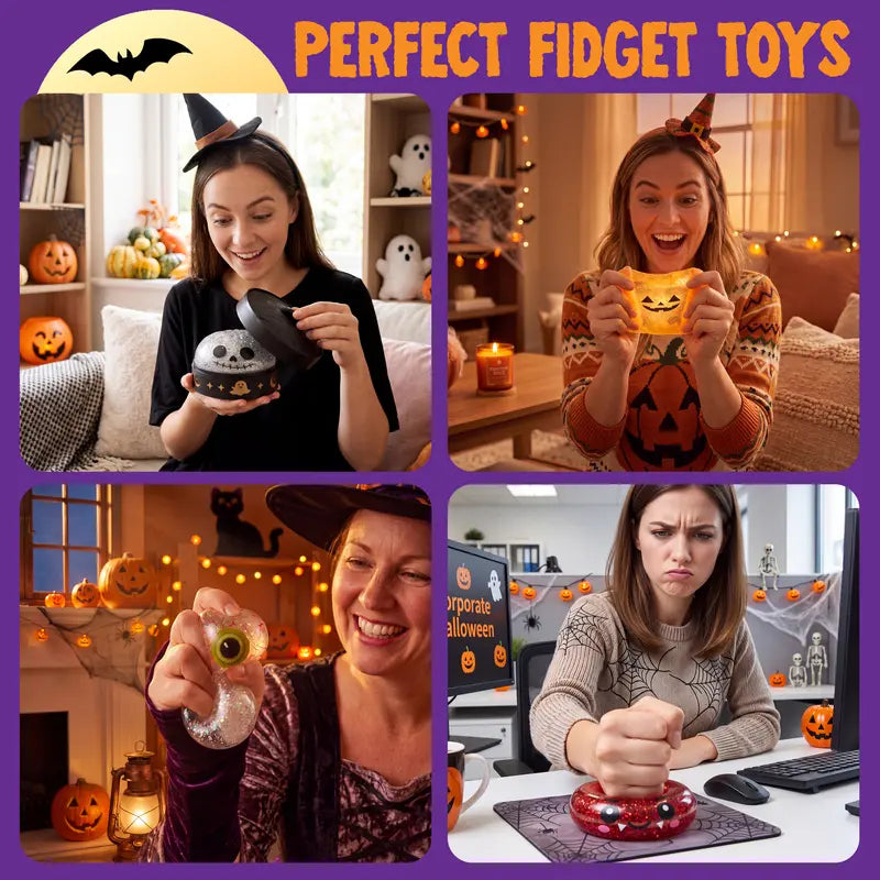 Squeeze Away Stress with Ultra-Squishy Halloween Dumpling Toys!
