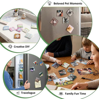 Turn Your Memories Into Crystal-Clear DIY Fridge Magnets Instantly