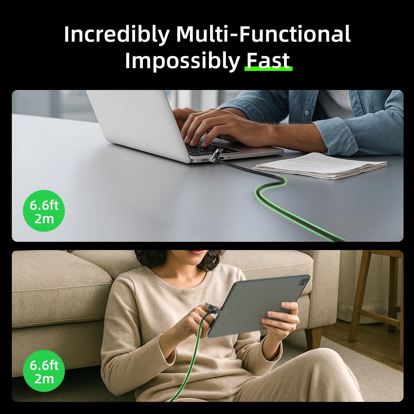 The Last Charging Cable You’ll Ever Need: 4-in-1 Armored Fast Charger