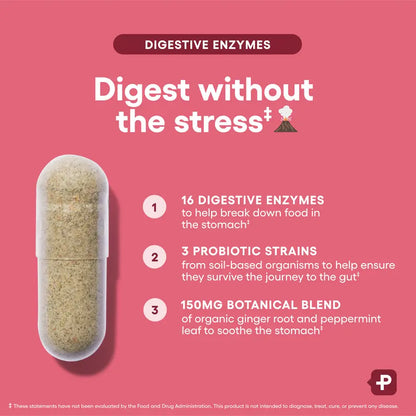Fast-Acting Digestive Enzymes for Instant Bloat Relief & Gut Health