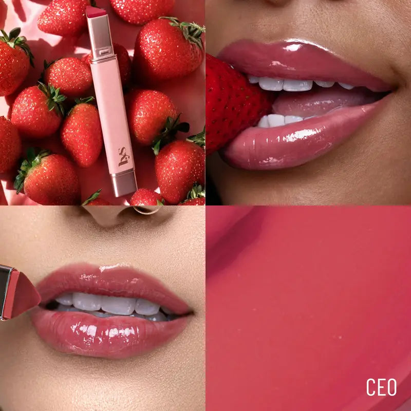 High-Shine Plumping Tinted Lip Balm for 24H Intense Moisture & Glossy Finish