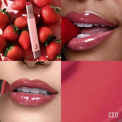 High-Shine Plumping Tinted Lip Balm for 24H Intense Moisture & Glossy Finish