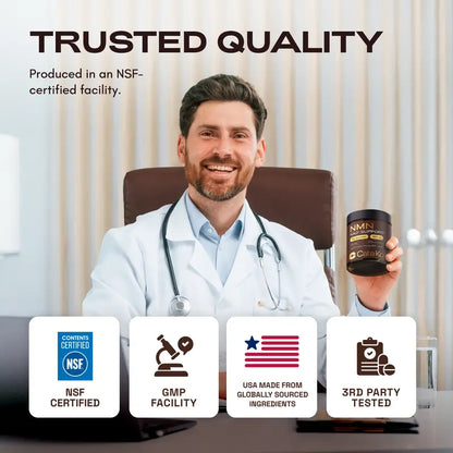 Boost NAD+ & Vitality Fast with Premium NMN 1000mg