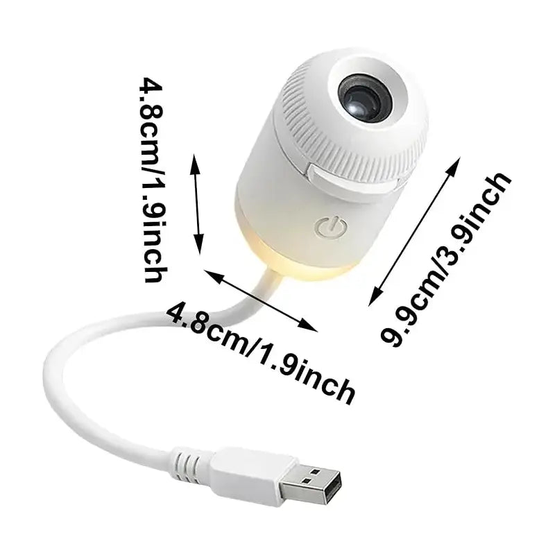2-in-1 Flexible USB Galaxy Star Projector & Warm Night Light