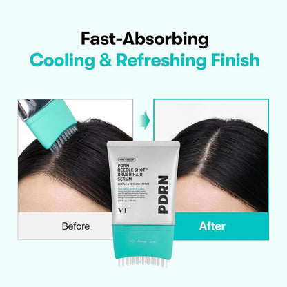 Deep Scalp Care Brush Hair Serum – Cooling, Revitalizing & Non-Greasy