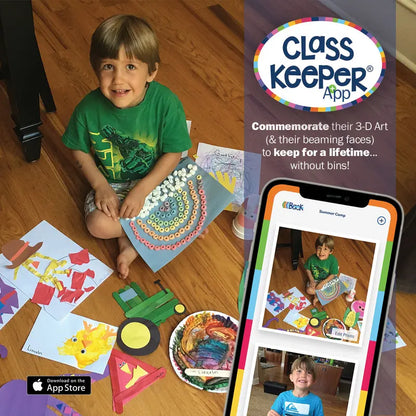 All-In-One School Memory Keeper Binder & Digital Photo Scrapbook Set