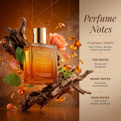 Long-Lasting Luxury Honey Oud Unisex Eau De Parfum