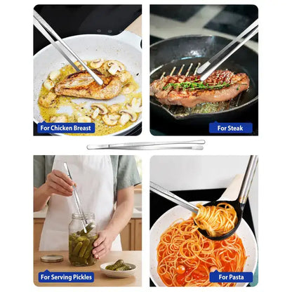 Precision Culinary Tweezer Tongs Set for Effortless Cooking & Plating